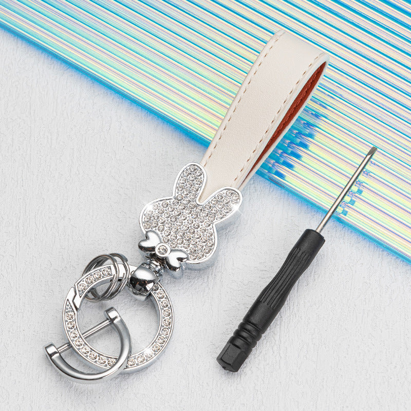 Wholesale Rabbit Simple Zinc Alloy Keychain